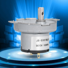 Motore micro a riduzione di velocità DC 12 V ad alta torsione 100 giri al minuto trasmissione a ingranaggi sincronizzati