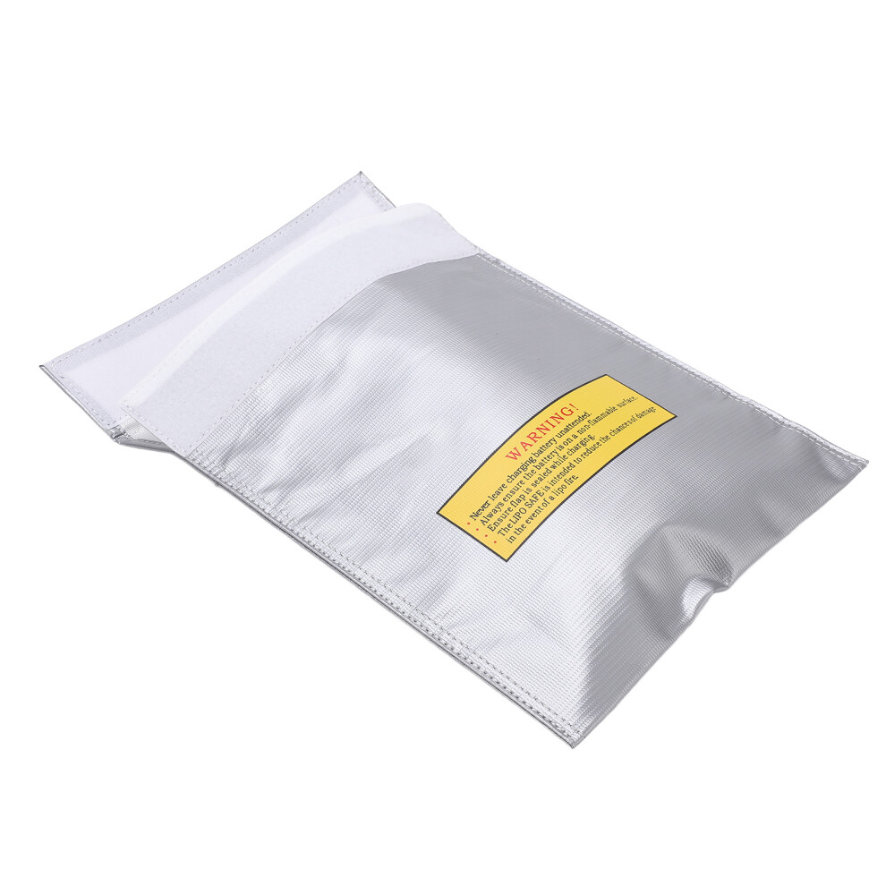 Lipo Battery Explosion Proof Bag Fireproof Lithium Battery Safe Guard Bag For Safe Charging And Storagesilver 8771322220088