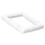 4 pezzi di cornice da ricamo bianca 15,2 x 15,2 cm 4