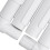 4 pezzi di cornice da ricamo bianca 15,2 x 15,2 cm 12