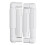 4 pezzi di cornice da ricamo bianca 15,2 x 15,2 cm 2