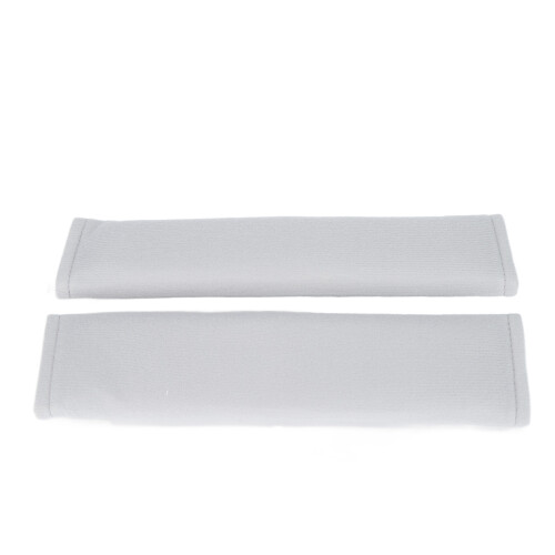 2 pezzi Cuscino spalla per cintura di sicurezza grigio per auto comfort 1
