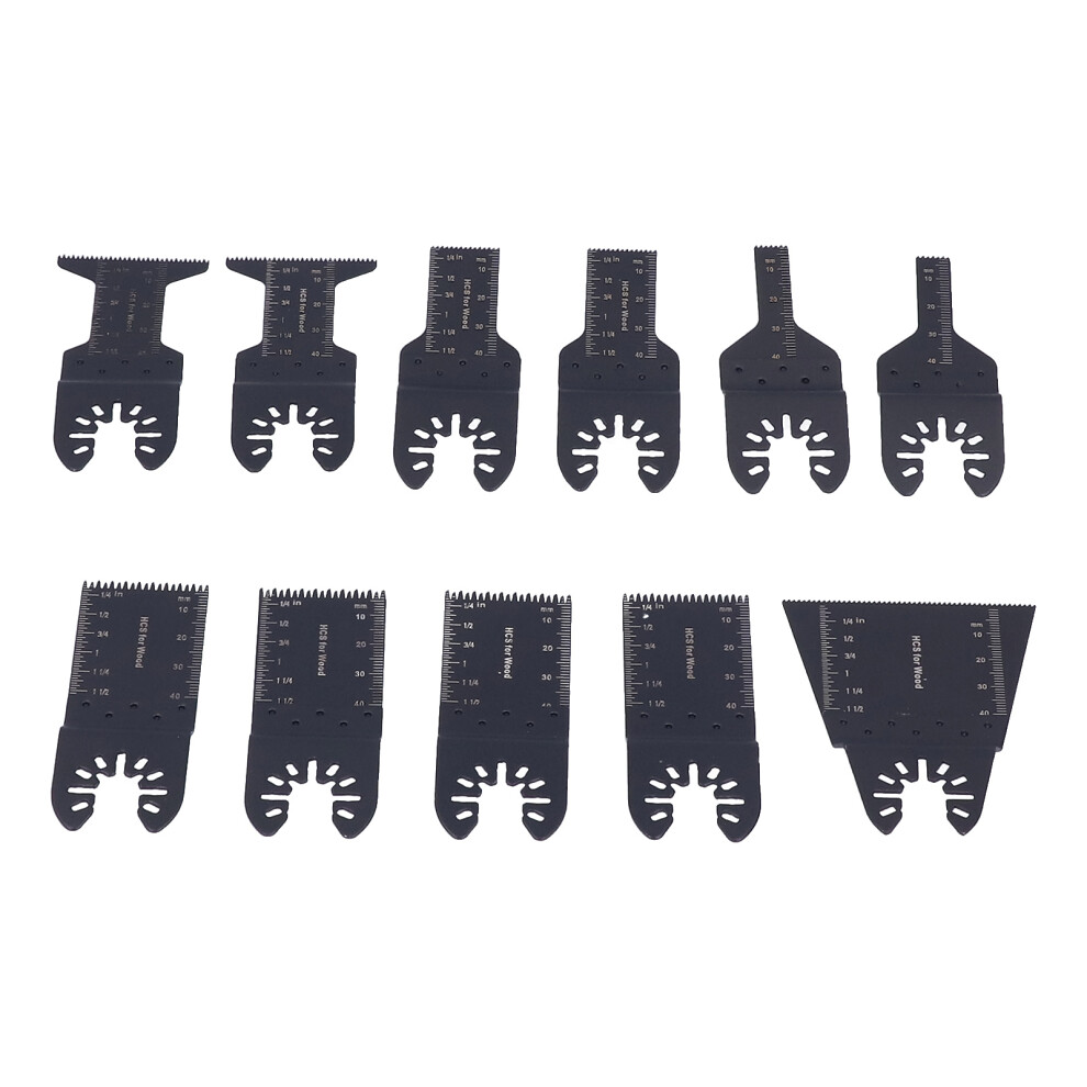 11Pcs Oscillating Multitool Blade Quick Release Universal Saw Blade Woodworking Blade Oscillating Tool Blade 9331322221943