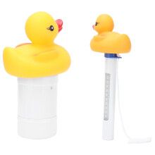 2 pièces thermomètre et distributeur canard 22,5 6,5 cm 0-50 C