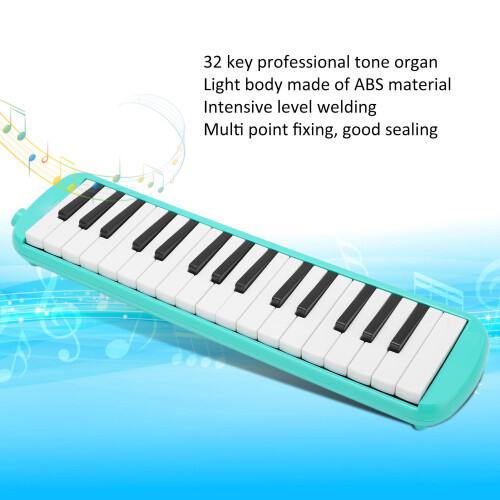 Clavier Air Piano à 32 touches, embouchure courte, vert 2