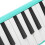Clavier Air Piano à 32 touches, embouchure courte, vert 10