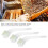 10 pezzi Queen Bee Catcher Pipe, trasparente 15,5x3,5 cm 6
