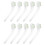 10 pezzi Queen Bee Catcher Pipe, trasparente 15,5x3,5 cm 16