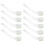 10 pezzi Queen Bee Catcher Pipe, trasparente 15,5x3,5 cm 2