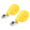 Sangle de fixation 25 mm sangle d’arrimage 3 m boucle jaune zinguée 2