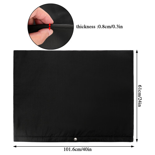 Housse antigel 600D, noir, 101,6 x 61 cm 1