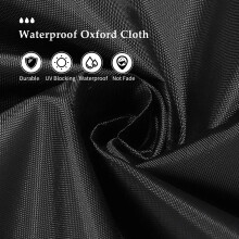 Canopy Tent Dust Cover Waterproof Heavy-Duty Weather Resistant Canopy Case Protective Cover Outdoor Canopy Tent Cover Oxford Cloth Full Pro