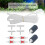 Kit di accessori per pompa dell'aria per acquario in plastica 3