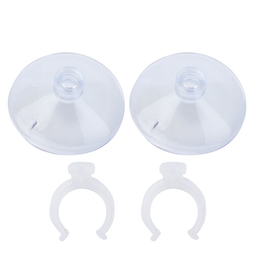 Ventosa con clip da 16-22 mm per acquario in plastica 1