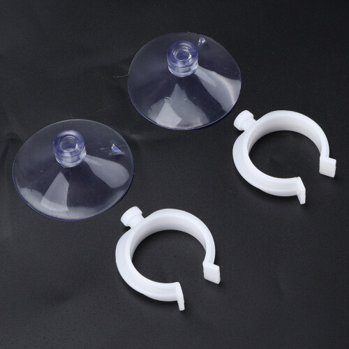 Ventosa con clip 25-34mm in plastica per acquario 2