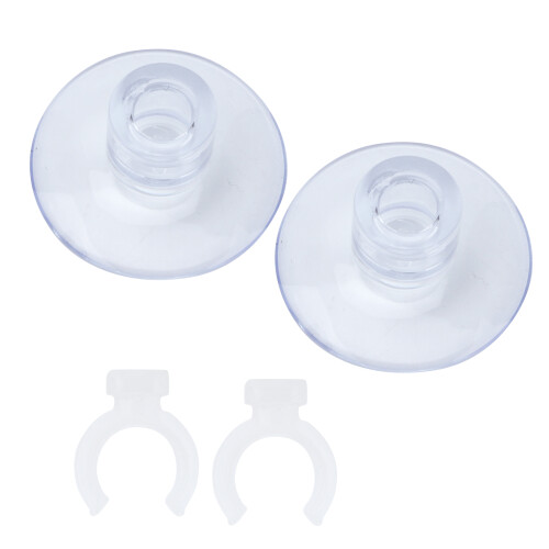 Ventosa con clip 12-16mm per plastica dell'acquario 1