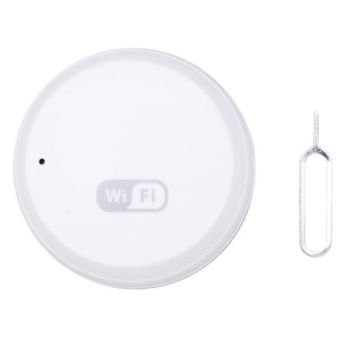 Détecteur d’eau WIFI compact blanc CR123A 3 V 80 mAh 2