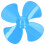 XR-147 10 pezzi 60mm 4-lame eliche per barca blu 2mm 4