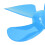 XR-147 10 pezzi 60mm 4-lame eliche per barca blu 2mm 13