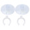 Ventosa per tubi d'aria 22-25mm, clip plastico 2