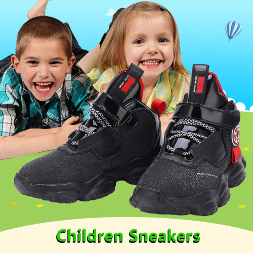 Baskets de sport pour enfants semelle MD taille 28 noir 2