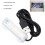 Éclairage d'aquarium à charge USB couleur verte 6x2.2cm 8