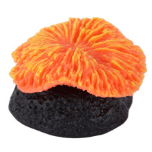 Décoration d'aquarium en silicone orange Sawgrass, 3,7 cm