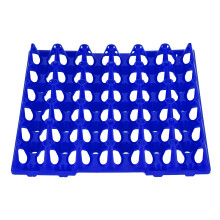 Vassoio in plastica per uova, 30 celle, porta-uova a griglia, per conservazione e trasporto, blu