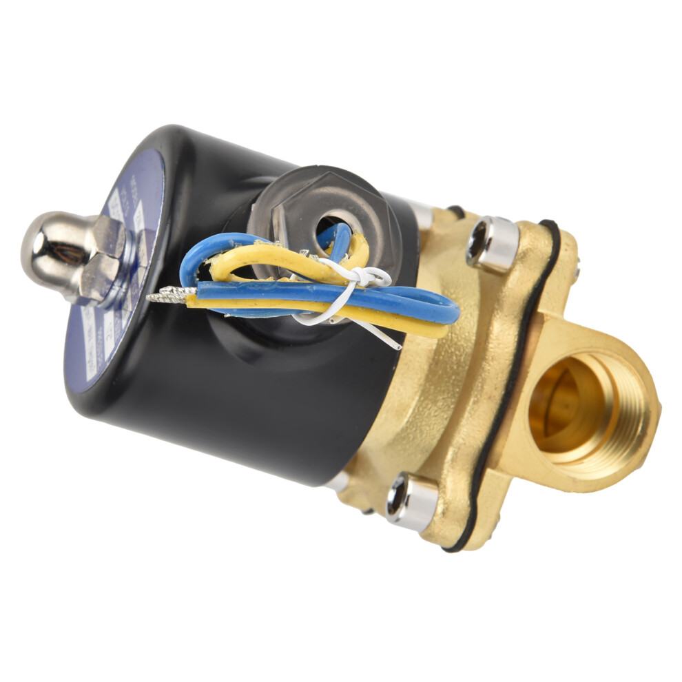 2Wâ160Â15 G1/2 In Solenoid Valve Brass Normally Closed Electric Solenoid Valve For Water Air Gasdc12v 8401322228424