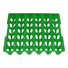 Vassoi per uova in plastica ecologici, con 30 celle, per conservazione domestica e agricola, verde