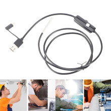 AN100-3.9 endoscope 1 m noir, objectif 3,9 mm