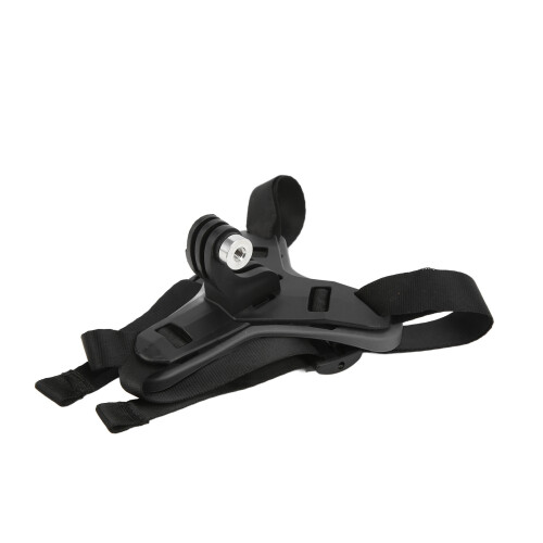 Casco nero con mentoniera frontale, 6-8,6 cm, 180 mAh 2