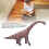 Brachiosaurus figurine 26 x 14 x 5,5 cm PVC solide 4
