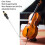 Support de tige de queue en acier pour violoncelle, taille 1/2, longueur 40,5 cm 11