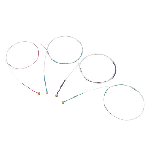 4/4 set di corde per violino argentate nichelate 1