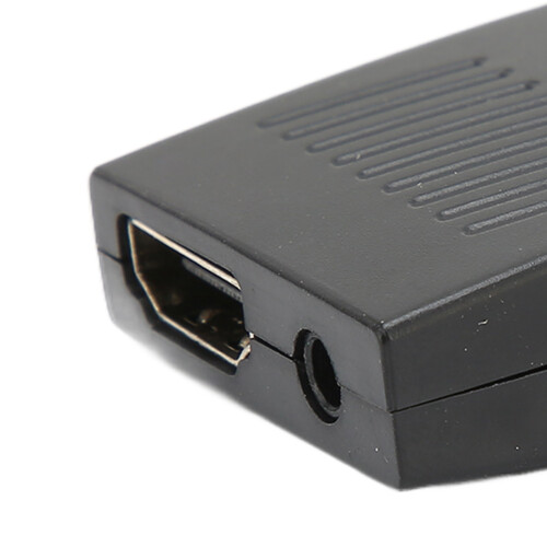Convertitore da VGA maschio a HDMI, nero, alimentato tramite USB 2
