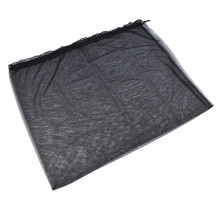 Borsa a rete per piante, 105 g, nero, 4,9 x 3,3 piedi, con coulisse.