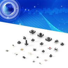 Kit de 125 pièces d'interrupteurs à bouton-poussoir tactiles 12 V 50 mA