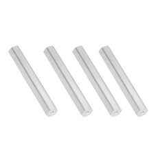 10 piÚces de barre hexagonale en aluminium de 12 mm argenté M4