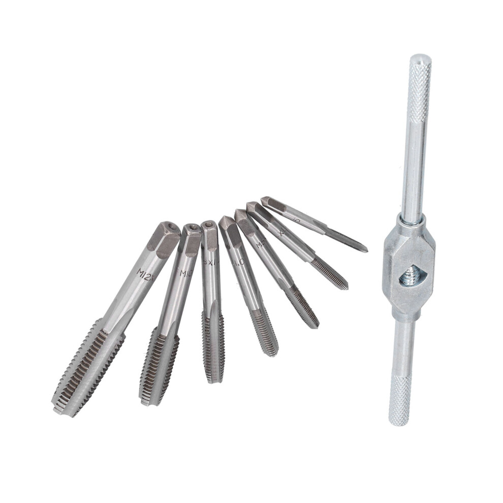 Tap Wrench Set Metric Machine Hand Screw Thread Plug With Adjustable Reamer M3~M12 Hardware 4661322236797