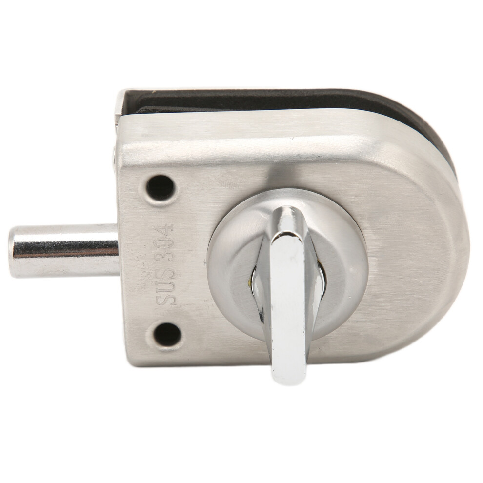 10Â12Mm Frameless Single Glass Door Lock Stainless Steel Push Sliding For Shopping Mall Apartment 4031322236866