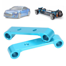 Supporti in alluminio TT01 per bracci anteriori e posteriori 45x9x8mm Blu