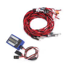 Kit per auto RC a 12 LED 4.8-6V 47x30x12mm W/B/O/R