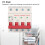 DZ47-63 4P 400V MCB 63A PC DIN Rail 4500A/6000A 13