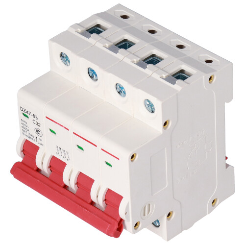 DZ47-63 4P 4500A/6000A PC Disjoncteur 400V 2