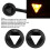 Cache-lentille de clignotant ABS pour T120/T100 Noir 7