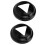 Cache-lentille de clignotant ABS pour T120/T100 Noir 10