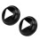 Cache-lentille de clignotant ABS pour T120/T100 Noir 3