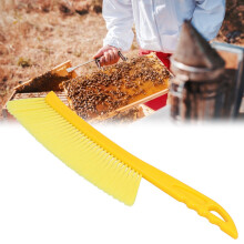 Spazzola in plastica per apicoltura 44x9cm, gialla, 160g