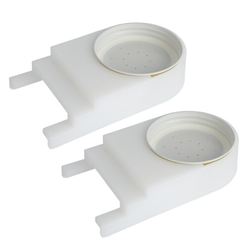 2 pezzi di alimentatori per api in plastica, 14  8  2,7 cm, ingresso della porta 1